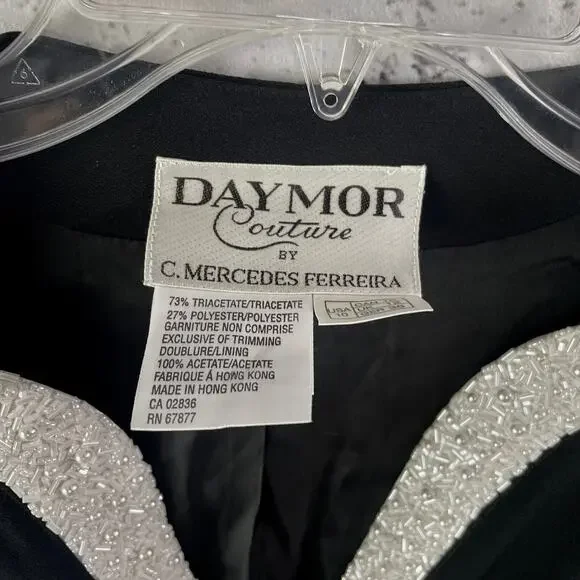 Daymor Couture by C. Mercedes Ferreira Evening Special Occasion Skirt Jacket 10 - Picture 4 of 13